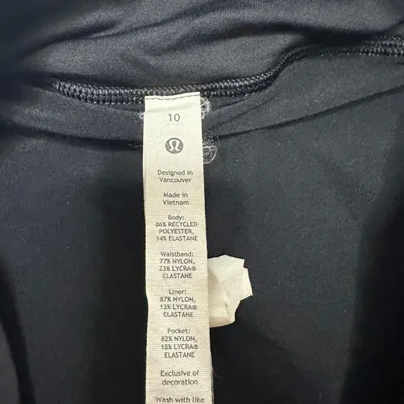 Lululemon Pace Revival Black Women’s Size 10 Skirt With Inside Liner Gorpcore - Picture 3 of 6